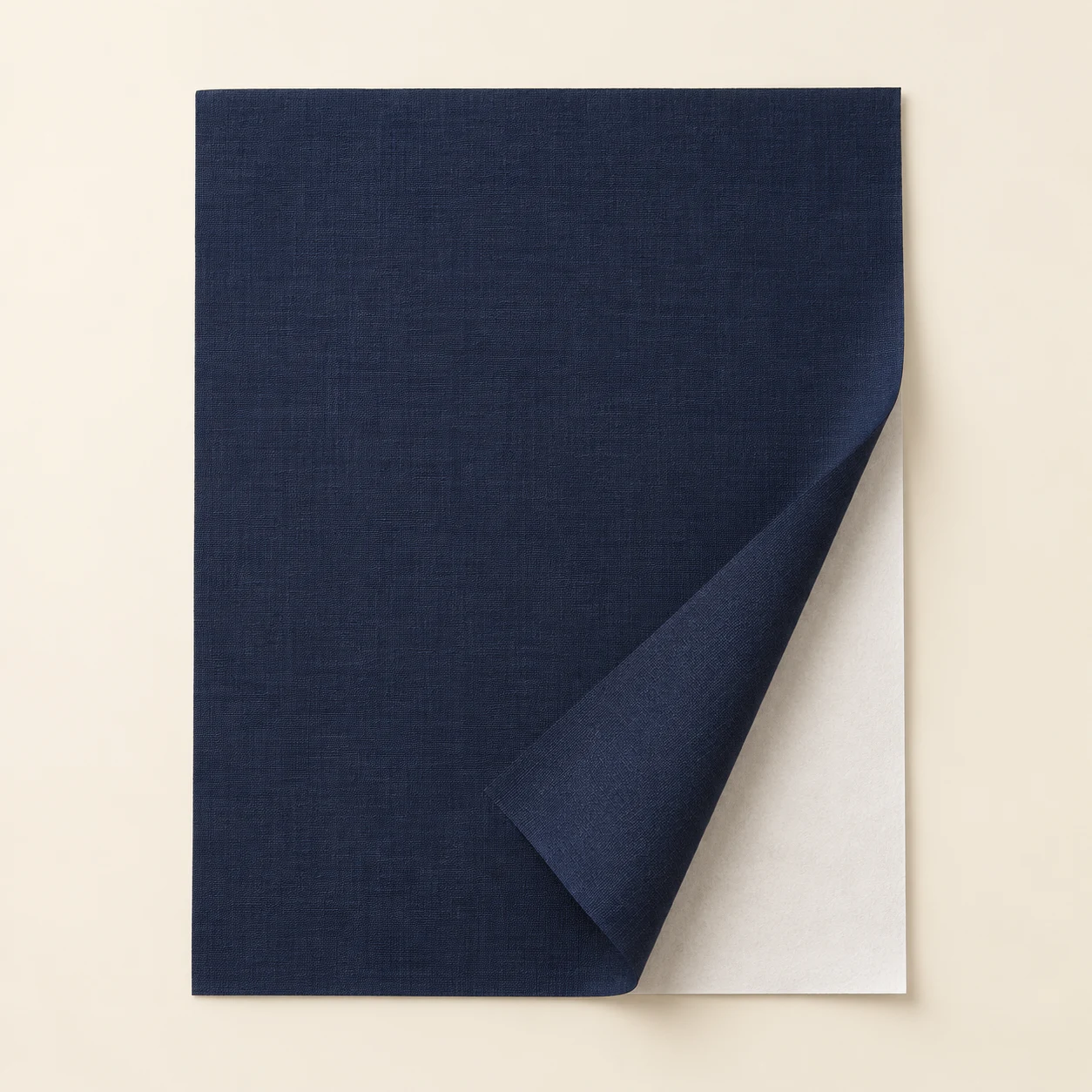 Midnight navy bookcloth